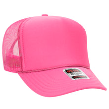 Load image into Gallery viewer, Otto High Crown Trucker - Neon