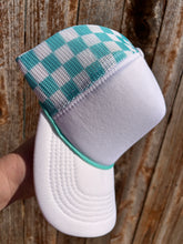 Load image into Gallery viewer, 5 Panel Foam Checkered Mesh Trucker