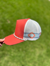 Load image into Gallery viewer, 5 Panel Western Rope Trucker