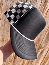 Load image into Gallery viewer, 5 Panel Foam Checkered Mesh Trucker
