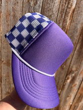 Load image into Gallery viewer, 5 Panel Foam Checkered Mesh Trucker