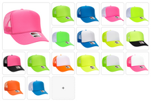 Load image into Gallery viewer, Otto High Crown Trucker - Neon