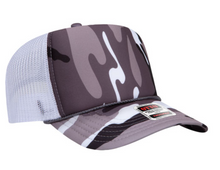 Load image into Gallery viewer, Otto High Crown Trucker - Camo Styles