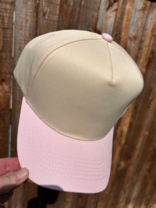 Nonbranded 5 Panel Mid Profile Two Tone Baseball Cap