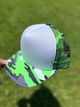 Load image into Gallery viewer, Neon Camo Foam Trucker
