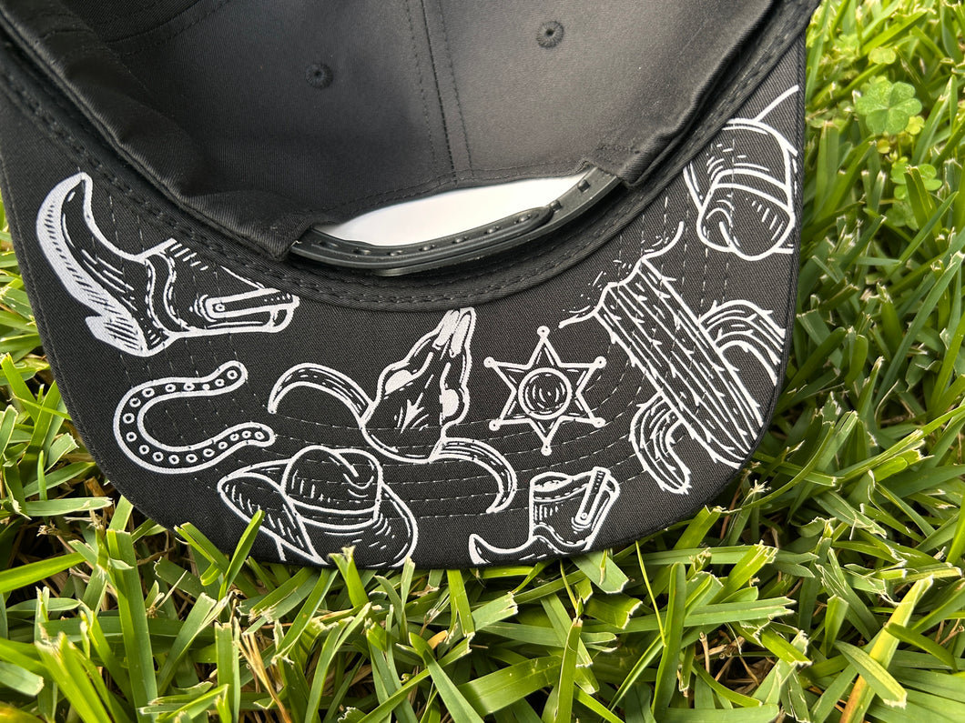 5 Panel Texas Under Brim Trucker