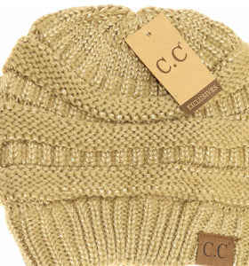 Metallic CC Beanie