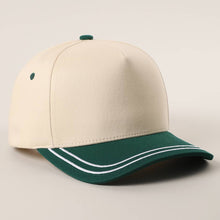 Load image into Gallery viewer, Double Stitched Plain Two Tone Canvas Cotton Trucker Hat
