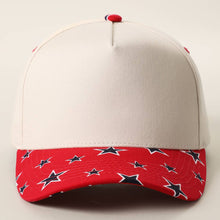 Load image into Gallery viewer, Star Print Brim 5 Panel Trucker Hat
