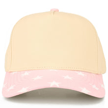 Load image into Gallery viewer, C.C Star Pattern on Brim Two Tone Trucker Hat (3 colors)
