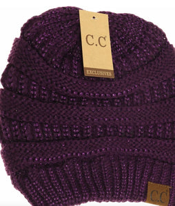 Metallic CC Beanie