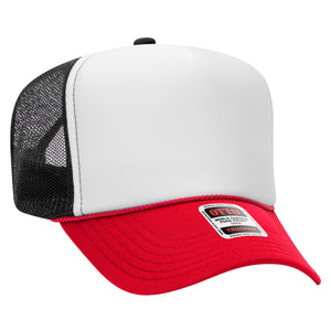 Otto High Crown Trucker - Tri-Color Styles