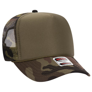 Otto High Crown Trucker - Camo Styles