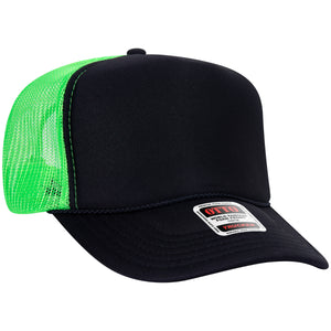 Otto High Crown Trucker - Neon