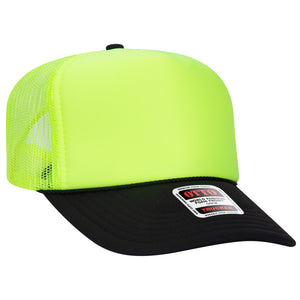 Otto High Crown Trucker - Neon