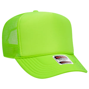 Otto High Crown Trucker - Neon