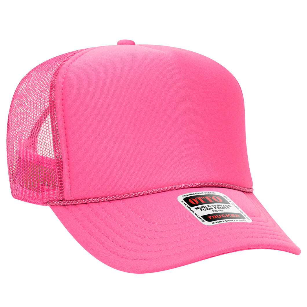 Otto High Crown Trucker - Neon