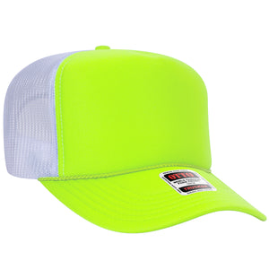 Otto High Crown Trucker - Neon