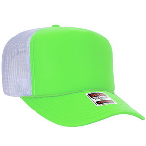 Otto High Crown Trucker - Neon