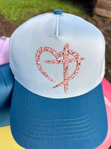 Nonbranded 5 Panel Mid Profile Two Tone Baseball Cap