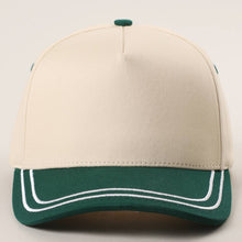 Load image into Gallery viewer, Double Stitched Plain Two Tone Canvas Cotton Trucker Hat
