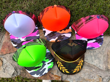 Load image into Gallery viewer, Neon Camo Foam Trucker
