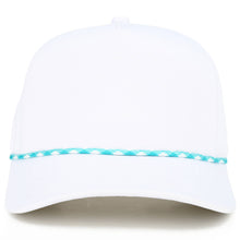 Load image into Gallery viewer, C.C Solid with Two Tone Rope Trucker Hat: Mint
