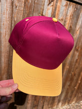 Load image into Gallery viewer, Nonbranded 5 Panel Mid Profile Two Tone Baseball Cap
