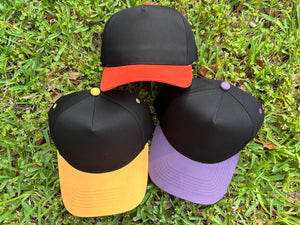 Nonbranded 5 Panel Mid Profile Two Tone Baseball Cap