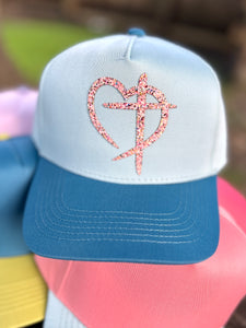 Nonbranded 5 Panel Mid Profile Two Tone Baseball Cap