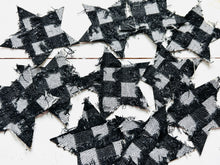 Load image into Gallery viewer, Frayed Denim Star Patch
