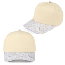 Load image into Gallery viewer, C.C Two Tone Canvas Trucker Cap: White Camo
