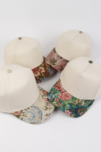 Load image into Gallery viewer, Floral Print Brocade 5 Panels Two Tone - NEW COLORS
