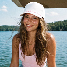 Load image into Gallery viewer, C.C Solid with Two Tone Rope Trucker Hat: Mint
