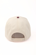 Load image into Gallery viewer, Plaid Brim Two Tone Baseball Cap: Red
