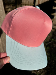 Nonbranded 5 Panel Mid Profile Two Tone Baseball Cap