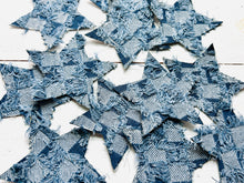 Load image into Gallery viewer, Frayed Denim Star Patch
