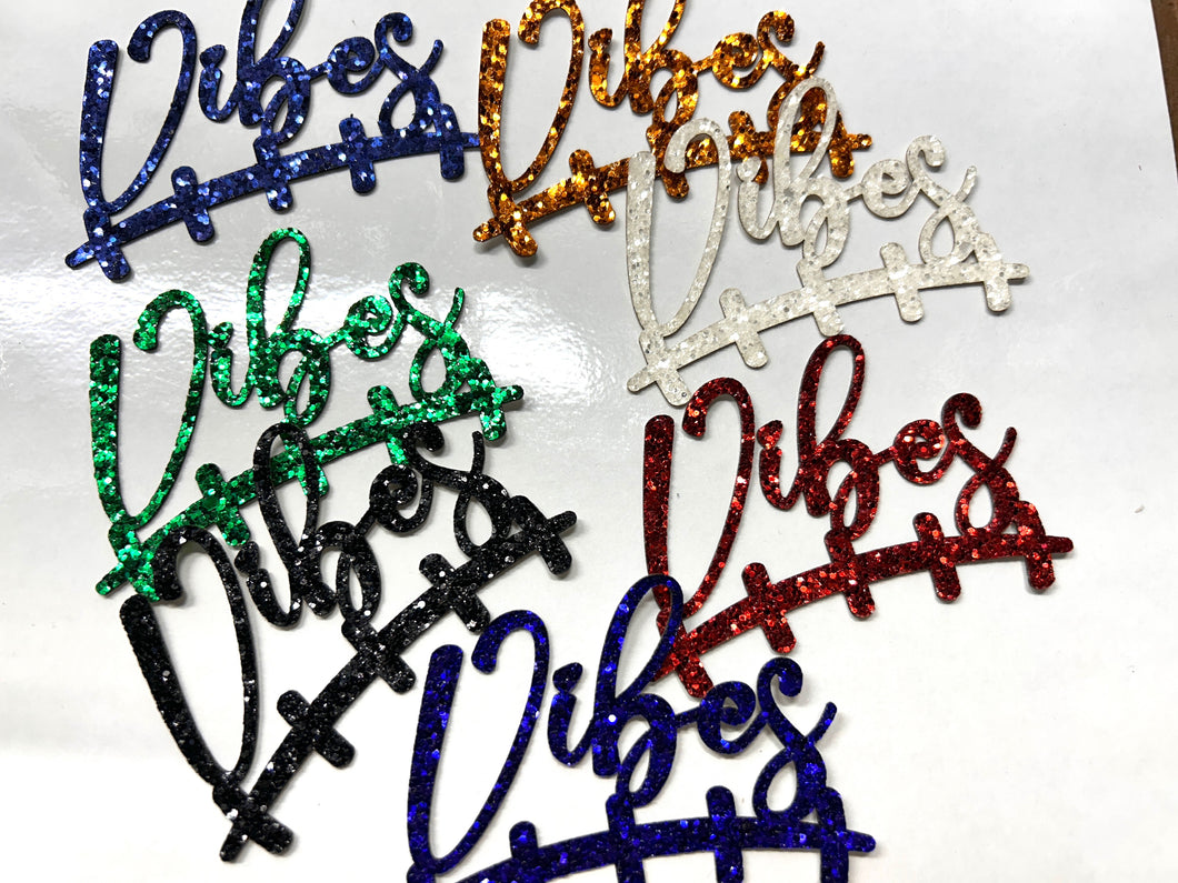 Football Vibes Glitter Patch