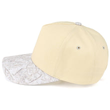 Load image into Gallery viewer, C.C Two Tone Canvas Trucker Cap: White Camo

