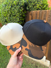 Load image into Gallery viewer, 5 Panel Canvas Camo Brim Trucker
