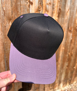 Nonbranded 5 Panel Mid Profile Two Tone Baseball Cap