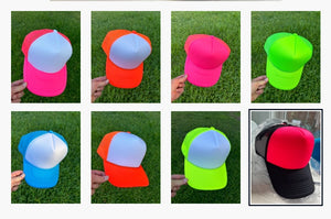 Non Branded Trucker - Neon