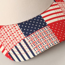 Load image into Gallery viewer, Americana Patchwork Brim Trucker Hat
