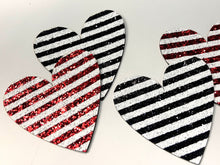 Load image into Gallery viewer, Striped Heart Patch
