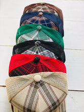 Load image into Gallery viewer, 5 Panel Plaid Sandwich Meshback
