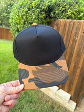 Load image into Gallery viewer, 5 Panel Canvas Camo Brim Trucker
