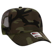 Load image into Gallery viewer, Otto High Crown Trucker - Camo Styles
