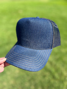 Otto Mid Profile Trucker - Denim