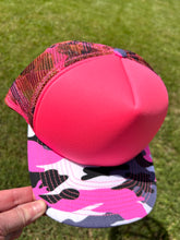 Load image into Gallery viewer, Neon Camo Foam Trucker
