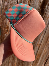 Load image into Gallery viewer, 5 Panel Foam Checkered Mesh Trucker
